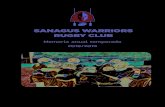 SANAGUS WARRIORS RUGBY CLUB...Resumen objetivos conseguidos 8. Objetivos temporada 2019/2020 Memoria anual 2018 - 2019 SANAGUS WARRIORS RUGBY CLUB @sanaguswarriors @sanagus.warriors