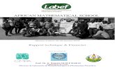 AFRICAN MATHEMATICAL SCHOOLlabef-uac.org/wp-content/uploads/2018/02/AMS-2018_Report.pdf · 2018. 2. 21. · AFRICAN MATHEMATICAL SCHOOL Abomey-Calavi, 22-28 Janvier 2018 Rapport technique