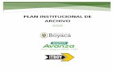 PLAN INSTITUCIONAL DE ARCHIVO · 2020. 1. 31. · Posteriormente y con la creación de las Secretarias de Tránsito y Transporte en los diferentes municipios donde tenía sede, se