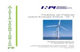 Pedidos de Patente sobre Energia Eólica - Nº 7 · INPI/DICOD/CEDIN Alerta Tecnológico – nº 81 – outubro de 2012 Pedidos de Patente sobre Energia Eólica publicados no 1º