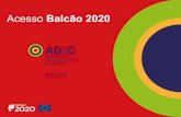 Acesso Balcão 2020 - Portugal 2020 · 2020. 11. 17. · Lista de Campos a Preencher Após o registo, o utilizador deve preencher alguns ... com base na informação já disponível