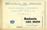 Altervistavpmusicmedia.altervista.org/biblioteca/Savio_andante_con_moto.pdfISAiAS SAVIO (Rio de Janeiro oaø) c.i— (3) (0) 0.1 $.1 a tempo 4 i m — S. m m 4 3 p 2 P a pocð rail.