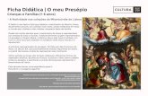 Ficha Didática | O meu Presépio · 2020. 12. 16. · Ficha Didática | O meu Presépio Crianças e Famílias (< 6 anos) - A Natividade nas coleções da Misericórdia de Lisboa