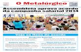 Assembleia aprova acordo da campanha salarial 2014metalurgicosdeminas.com.br/wp-content/uploads/2014/11/bh... · 2014. 11. 17. · Sindicato dos Metalúrgicos de Belo Horizonte, e