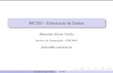 MC202 - Estruturas de Dadosafalcao/mc202/PilhasFilas.pdf · 2020. 11. 3. · MC202 - Estruturas de Dados Alexandre Xavier Falc~ao Instituto de Computa˘c~ao - UNICAMP afalcao@ic.unicamp.br