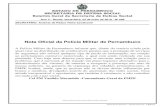 Nota Oficial da Polícia Militar de Pernambuco · 2018. 6. 26. · BGSDS 096 DE 25MAI2018 – MENEZES/SGP/SDS - Página2 1 - TRANSCRIÇÕES DO DIARIO OFICIAL Nº 096 DE 25/05/2018
