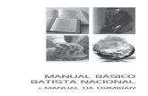 Helena Gomes de Moraes - Convenção Batista Nacional de ...3 1. manual bÁsico batista nacional ..... 5 Índice apresentaÇÃo ..... 7