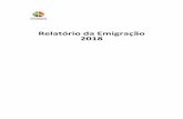 Relatório da Emigração 2018...Quadro 1.3 Estimativa das saídas totais de emigrantes portugueses, 2001-2018 ..... 39 Quadro 1.4 Estimativa do número total de emigrantes portugueses