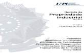 Revista da Propriedade Industrialrevistas.inpi.gov.br/pdf/PATENTES2314.pdf · 2015. 5. 12. · Revista da Nº 2314 Patentes Desenhos Industriais Contratos de Tecnologia Programas