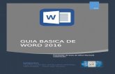 GUIA BASICA DE WORD 2016carolinamartzportafolioumg.weebly.com/uploads/8/4/7/8/... · Web viewEs un conjunto de fichas y grupos que contienen todas las iconografías y funciones Word