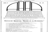 RA117 - Asociación Argentina Amigos de la Astronomía · 2017. 7. 12. · del siglo, Bode señaló la distaneia media de esto planeta eoneuerda bastante bien con la relaeióll generalillente
