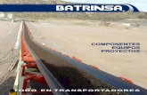 BANDAS INDUSTRIALES, S.A. DE C.V. - Batrinsabatrinsa.com/wp-content/uploads/2017/06/Handbook-Batrinsa.pdfbandas transportadoras industriales, s.a. de c.v. t o d o en transportadores.