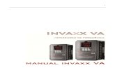 Manual Inversores Invaxx VA - Varixx...A faixa de tensão deve ser entre 5 e 30V, e frequência máxima de 50,0KHz. Entradas digitais Pode ser através do painel, interface RS485,