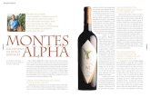 Segundo Seu criador, aurélio MonteS, o MonteS alpha M é uM vinho … · 2020. 7. 22. · por arthur azevedo, José luiz alvim borges e mário telles Jr degustação especial Que