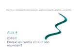 Aula 4-curvas em CG - Universidade Federal Fluminenseaconci/CG-Aula4-2016.pdf · 2016. 9. 10. · nova, só sua ! ! Não copie a solução de lugar algum de colegas ou da internet