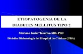Etiopatogenia de la Diabetes Mellitus Tipo 2Introducción Histórica: DM1 vs. DM2 Etienne Lancereaux (1829 -1910) Primera distinción entre diabetes tipo 1 (“enfermedad del páncreas”)