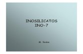 INOSILICATOS INO-7 - UCM 7.pdf · Inosilicatos: anfiboles Cadenas dobles. b a sin β (+) (+) (+) (+) (+) Igual. haces-I, que. en Px (pero. dobles) Todas. son (+) en clinoaanfiboles.