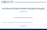 As Visitas de Estudo no Sistema Educativo Português...ii) Disciplinariedade, Interdisciplinariedade e Transdisciplinariedade. b) Metodologias das visitas de estudo. i) Reconhecer