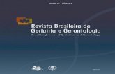 VOLUME 22, N0 3, 2019 - Revista Brasileira de Geriatria e ... 22-3PORT.pdf · REDALYC - Red de Revistas Científicas de América Latina y el Caribe, España y Portugal ... Eliane