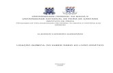 Dissertação de mestrado Carneiro... · CLEIDSON CARNEIRO GUIMARÃES LIGAÇÃO QUÍMICA: DO SABER SÁBIO AO LIVRO DIDÁTICO Dissertação apresentada como requisito para obtenção