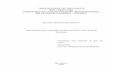 Biblioteca Digital de Teses e Dissertações da USP ......SANTOS, N. C. Tabela Brasileira de Composição de Alimentos (TBCA-USP): dados de flavonóides. 2009. 184 f. Dissertação
