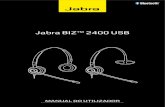 Jabra BIZ™ 2400 USB/media/Product Documentation... · do anel da banda de pescoço; esta saliência tem de ficar alinhada com o entalhe existente na ponta da banda de pescoço.
