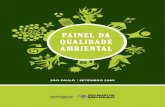 PAINEL DA QUALIDADE AMBIENTAL - MicrosoftPainel da Qualidade Ambiental do Estado de São Paulo, composto por um conjunto de 21 Indicadores Básicos (IB), visa comprovar, perante a