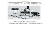 Proficook KM 1063 - MEI Europa · 2017. 3. 8. · Title: Microsoft Word - Proficook KM 1063 Author: Comercial 5 Created Date: 3/8/2017 3:44:39 PM