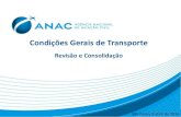 Condições Gerais de Transporte - Agência Nacional de Aviação … · Agenda Regulatória 2015/2016: Revisão das Condições Gerais de Transporte Problemas Gerais Identificados