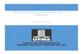 Autoavaliação setorial 2017-1  - INBIO · 2018. 11. 12. · AUTOAVALIAÇÃO SETORIAL 2017-1  |  8 3.1.1 Responsabilidade Fiscal - UFMS
