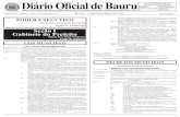 Diário Oficial de Bauru...2020/12/17  · 2 DIÁRIO OFICIAL DE BAURU QUINTA, 17 DE DEZEMBRO DE 2.020 XVIII- 28 de outubro, Dia do Funcionário Público, remanejado para 29 de outubro,