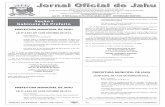 Seção I Gabinete do Prefeito · 2017. 11. 6. · “RIBEIRO DE BARROS - HERÓI NACIONAL” “JAÚ CAPITAL DO CALÇADO FEMININO” Jornal Oficial de Jahu Doe Medula Óssea. Salve