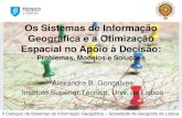 Os Sistemas de Informação Geográfica e a Otimização ......Instituto Superior Técnico, Univ. de Lisboa II Colóquio de Sistemas de Informação Geográfica – Sociedade de Geografia