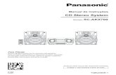 Modelo: SC-AKX700 - Panasonic · 2020. 9. 28. · 70 Aspirador de pó, secador de cabelos, restaurante ruidoso. 80 Tráfego médio de cidade, coletor de lixo, alarme de despertador