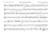 A) Tromba (alto) in B...A) Trompete in C f p f 10 f 1. 2. 19 1. 2. 28 mf 39 54 f 1. 2. 66 C &b b bb Flü Trp Flü Musik: Franz Seraph Maier Bearb.: Josef Wimmer Deutsche Treue &bbbb