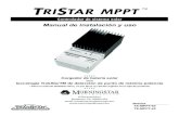 TRISTAR MPPT TM - Morningstar Corporation...Manual de instalación y uso Controlador de sistema solar 8 Pheasant Run Newtown, PA 18940 USA email: info@morningstarcorp.com Cargador
