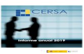 CERSA - Informe anual 2019...CERSA y el FEI, en su objetivo común de facilitar el acceso a la financiación de las pymes, comenzaron su colaboración en el año 2000 a través de