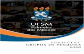 PORTFOLIO GRUPOS DE PESQUISA 2020 - UFSM · 2021. 1. 8. · Linhas de Pesquisa: Administração, Contabilidade, Economia e Turismo - Finanças. Proposta: Objetiva trabalhar de forma
