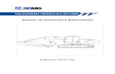 ESCAVADEIRA HIDRÁULICA XE150BR MANUAL DE ... ... Manual de Operação e Manutenção da Escavadeira Hidráulica XE150BR 1-2 responsável por tomar as medidas necessárias para garantir