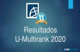 Resultados U-Multirank 2020 - Universidade Lusófona...Desempenho Nacional Em 2020 o U-Multirank apresenta dados sobre 27 instituições de ensino superior) As IES mantém-se fortes