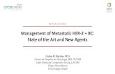 Management of Metastatic HER-2 + BC: State of the Art and ......São Paulo, Junho 2019. Management of Metastatic HER-2 + BC: State of the Art and New Agents. Carlos H. Barrios, M.D.