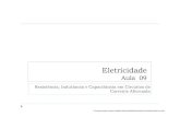 Eletricidade - Circuitos RLC.pdf · 2020. 1. 21. · C:\Users\W10\Documents\1.MESES-ANO\FEVEREIRO2018\ELETRICIDADE BÁSICA II\PDF. Tensão e corrente nos circuitos resistivos. Em