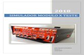 SIMULADOR MODULO X TESTE - Simulador de central de ......antes de ligar o simulador (conectar a tomada a energia eletrica (110 ou 220 volt.) - jÁ É chaveado para 110/220volts como