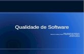 Qualidade de Software - UFPR · 2019. 4. 5. · ISO/IEC 9126: Qualidade em Uso X ISO/IEC 25010:2011: Qualidade em Uso Além das seis / oito características listadas anteriormente