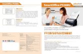 SmartOffice PS388U...(Projeto especial somente para produto comercializado no brasil) Detecção de alimentação múltipla ultra-sônica Com tecnologia ultrasônica Digitalização