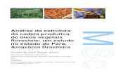Análise da estrutura da cadeia produtiva de óleos vegetais … · 2020. 2. 1. · Análise da estrutura da cadeia produtiva de óleos vegetais florestais: um estudo no estado do