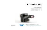 Piranha HS - ADSTEC...2014/05/17  · Piranha HS-xx RoHS User Manual 03-032-20013-04 Teledyne DALSA 6 Selectable pixel size (binning) Flat-field correction—minimizes lens vignetting,