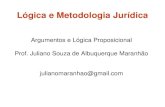 Lógica e Metodologia Jurídica - USPdisciplinas.stoa.usp.br/pluginfile.php/87493/mod_resource... · 2013. 4. 9. · Validade é uma função da verdade das premissas e da conclusão.