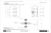 TX300 - Cifial UK Ltd – Cifial UK Ltd · 2021. 1. 21. · Instruções de instalação / Installation Instructions 35830TX-XXX Termostatica 100 mm 3f - 2v, ... é aconselhável