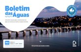 Boletim - Fundação Renova · 2021. 1. 14. · Boletim dasÁguas O Boletim das Águas traz até você os dados mais recentes sobre o monitoramento da água na Bacia do rio Doce.